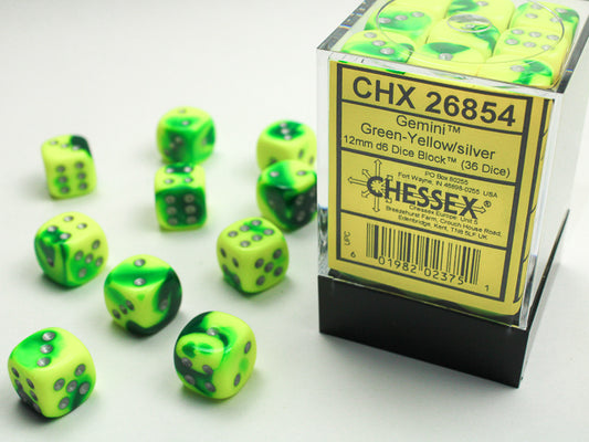 CHX26854 Gemini 36D6 Green-Yellow/Silver 12Mm