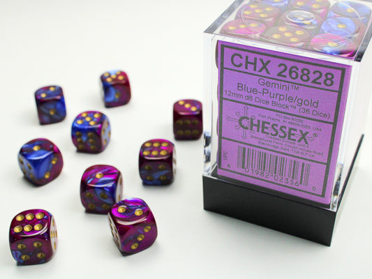 CHX26828 GEMINI 36D6 BLUE-PURPLE/GOLD 12MM
