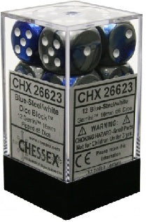 CHX26623 Gemini 12D6 Blue-Steel/White 16Mm