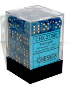 CHX27889 Phantom 36D6 Teal/Gold 12Mm