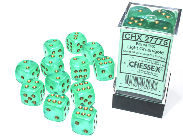 Borealis 12D6 Light Green/Gold 16Mm Luminary
