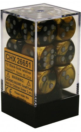 CHX26651 Gemini 12D6 Black-Gold/Silver 16Mm