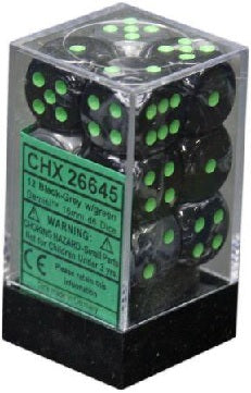 CHX26645 Gemini 12D6 Black-Grey/Green 16Mm