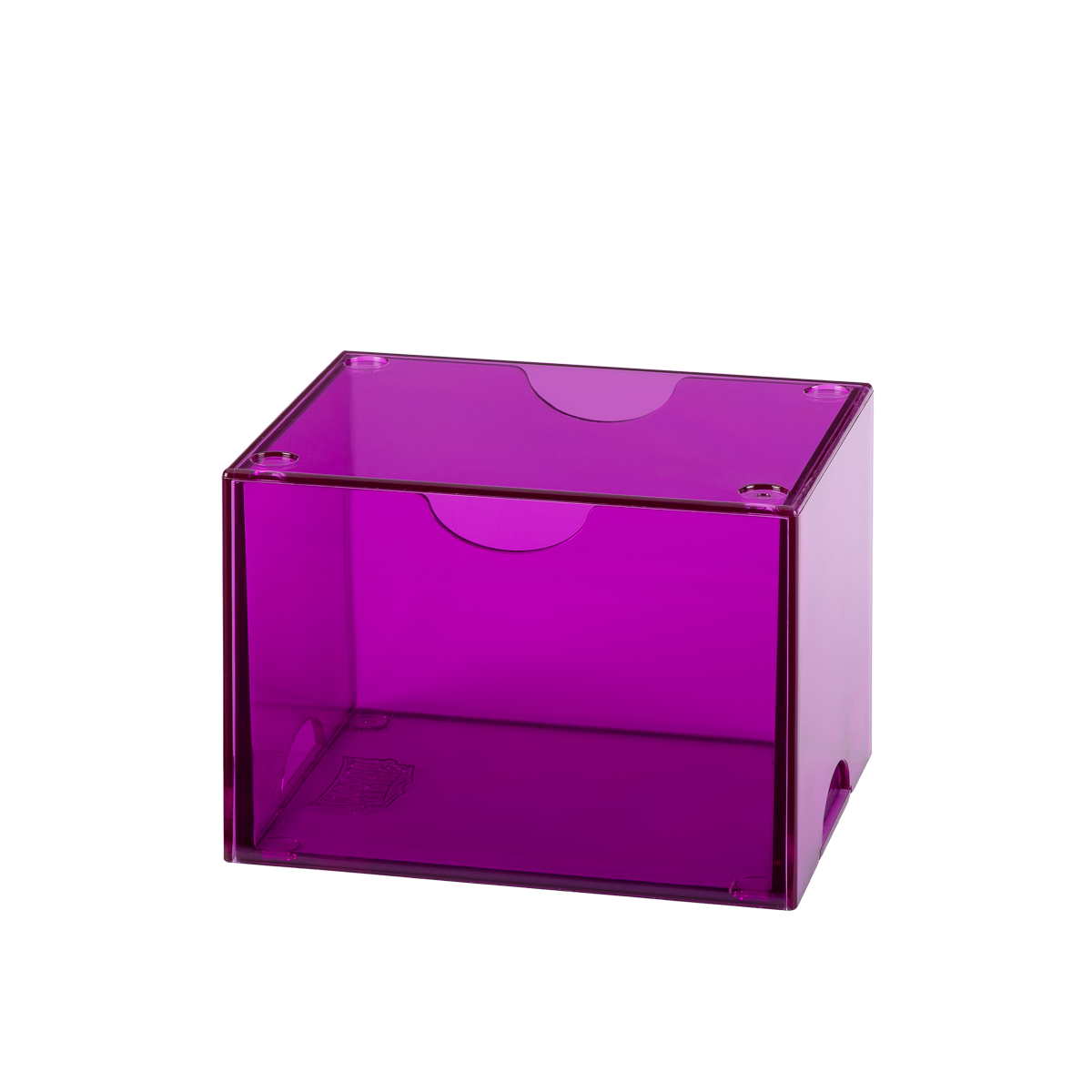 Dragon Shield Strongbox Clear Purple
