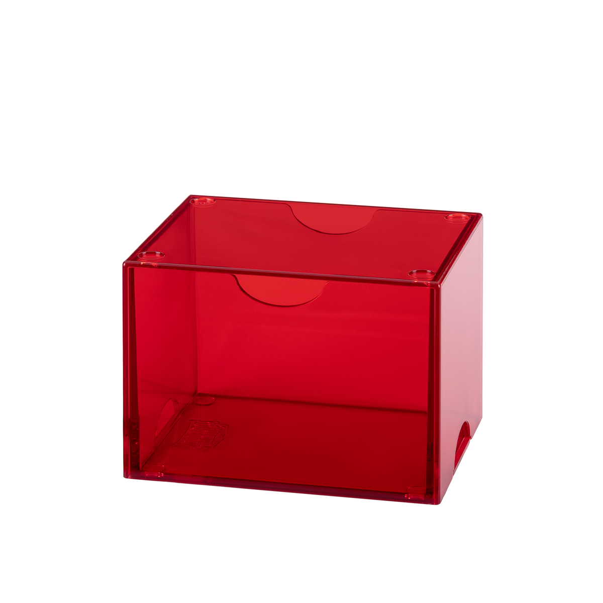 Dragon Shield Strongbox Clear Red