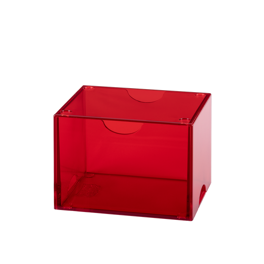 Dragon Shield Strongbox Clear Red