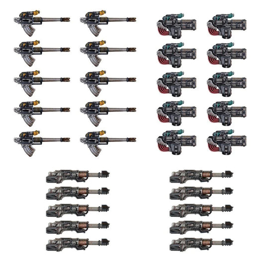 Heavy Weapons Upgrade Set – Volkite Culverins, Lascannons, And Autocannons