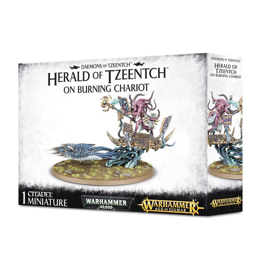 Fateskimmer / Herald of Tzeentch on Burning Chariot / Exalted Flamer / Changecaster