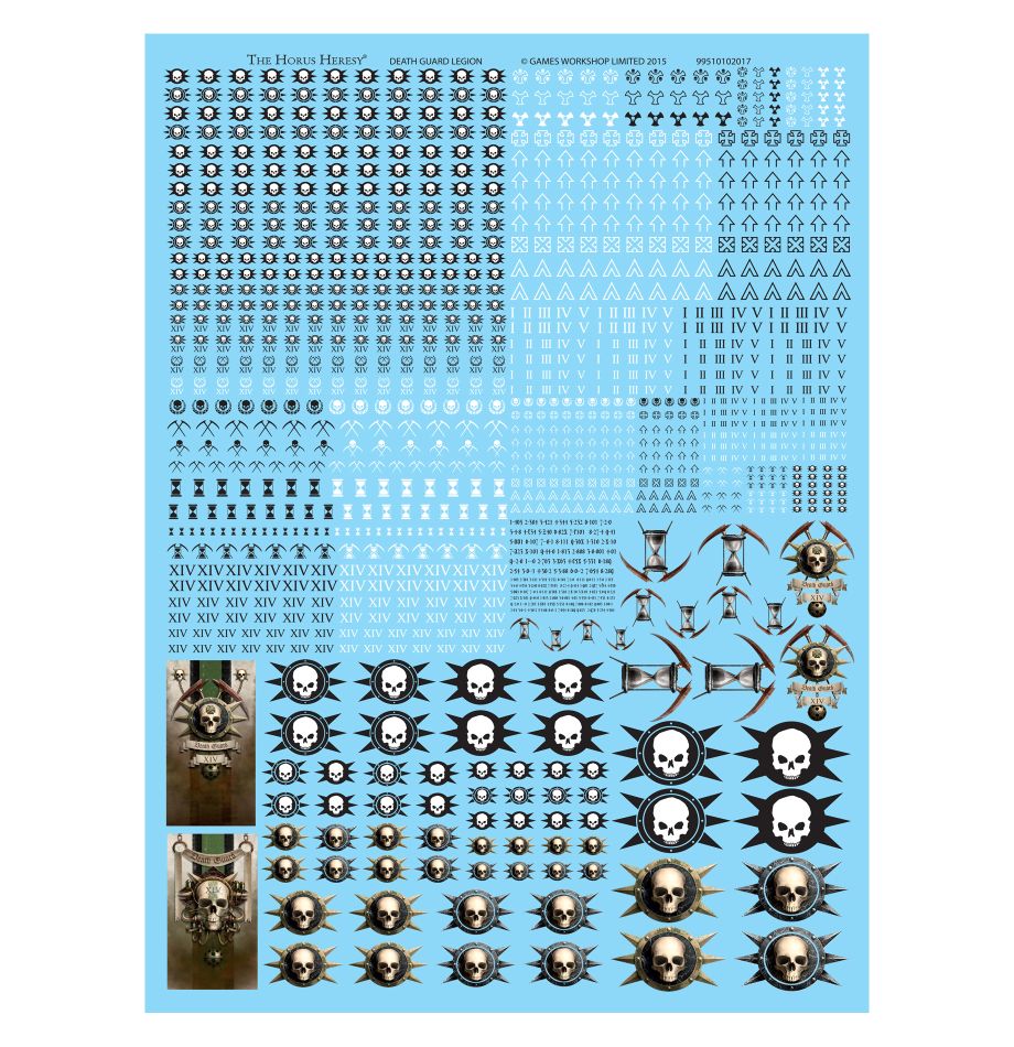 Death Guard Legion Transfer Sheet